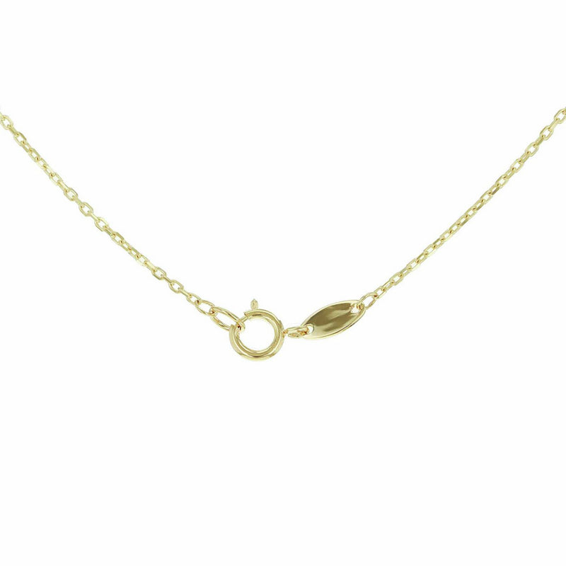 Revere 9ct yellow gold heart drop necklace (British brand)