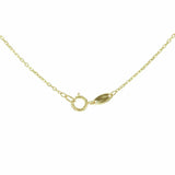 Revere 9ct yellow gold heart drop necklace (British brand)