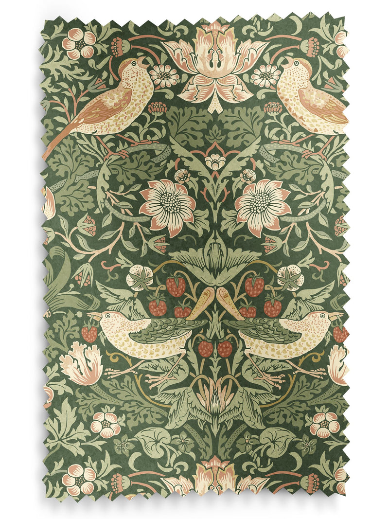 William Morris Strawberry Thief made to measure roller blind (British brand)
