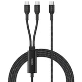 Belkin USB-C cable 1.5m black durable braided - British product