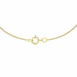 Revere 9ct yellow gold teardrop halo opal pendant necklace, UK version