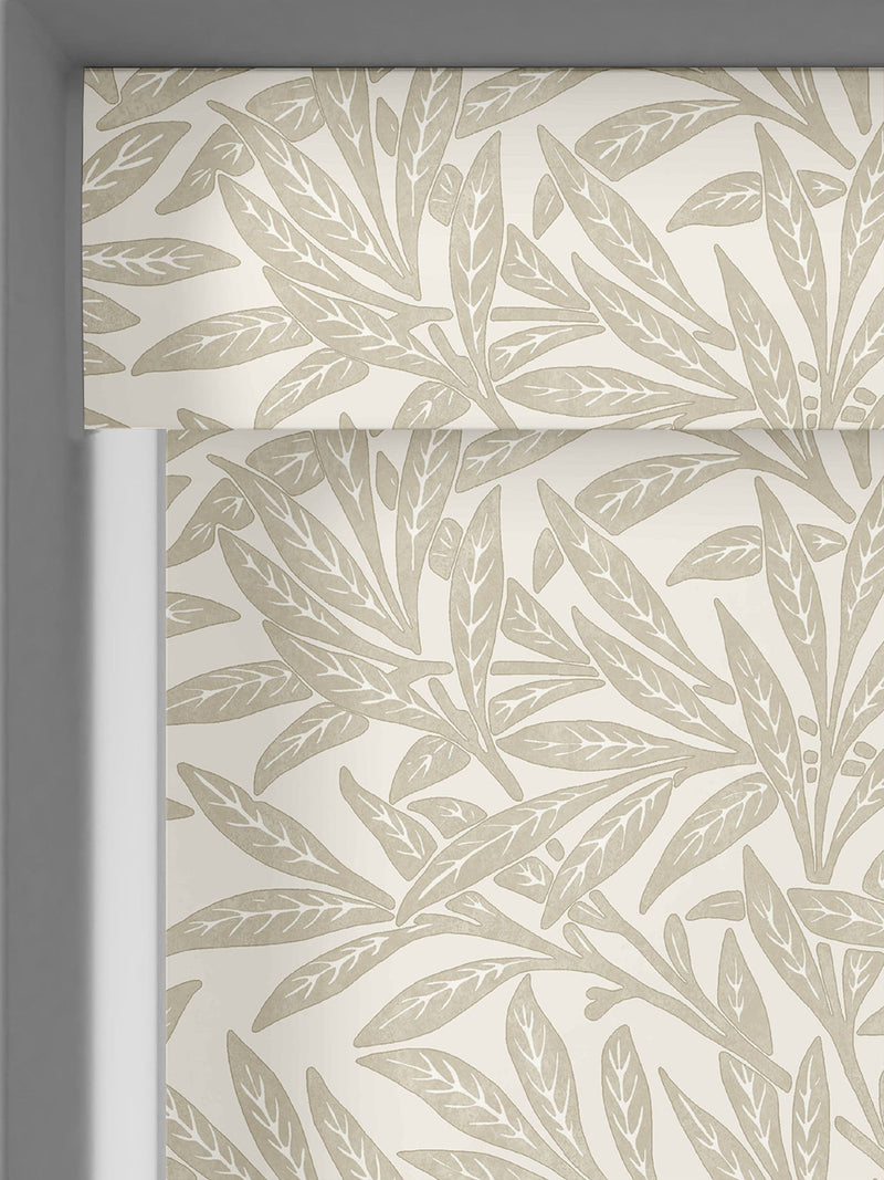 William Morris natural willow roller blind, UK version