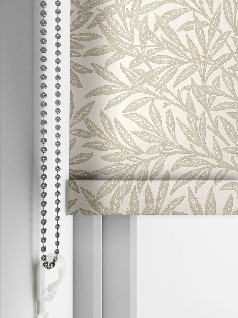 William Morris natural willow roller blind, UK version
