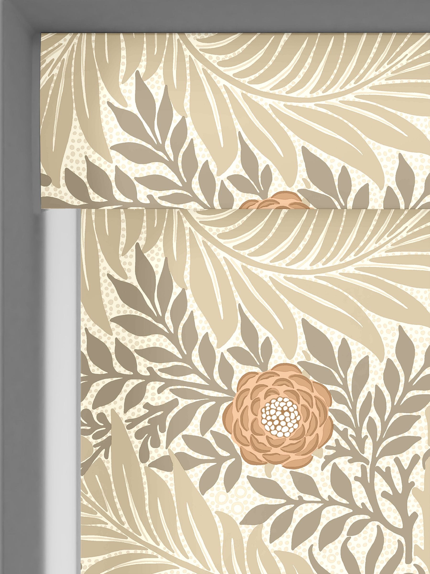 William Morris Natural Larkspur roller blind - British product
