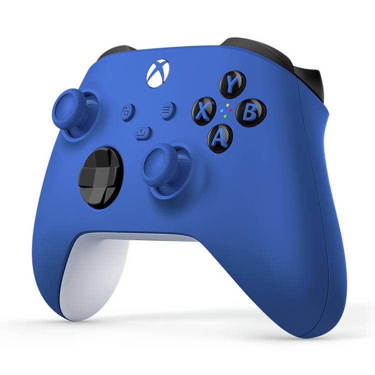 Microsoft Xbox wireless controller in blue - British product