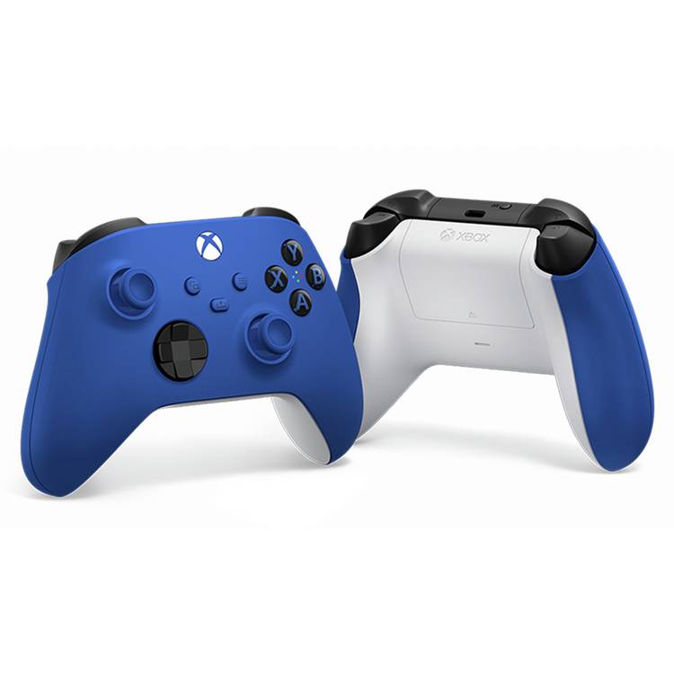 Microsoft Xbox wireless controller in blue - British product