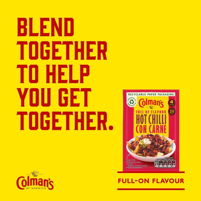 Colman's Hot Chilli Con Carne Recipe Mix   37g GOODS M&S   