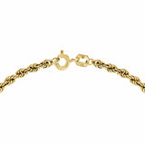 Revere 9ct yellow gold rope chain bracelet 18cm (British brand)