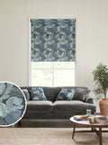 William Morris Indigo Blue Acanthus roller blind (British brand)