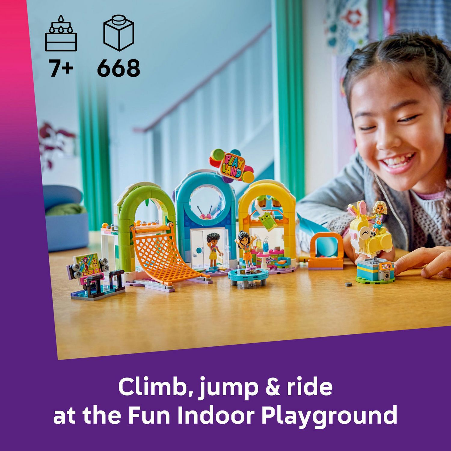 LEGO Friends indoor playground building set 42686 (British brand)