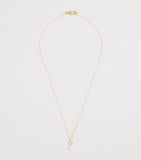 Sophie Bille Brahe diamond initial P necklace, imported from the UK