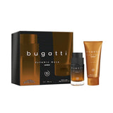 Bugatti Dynamic Move Amber men's gift set with EDT and shower gel, imported from the UK