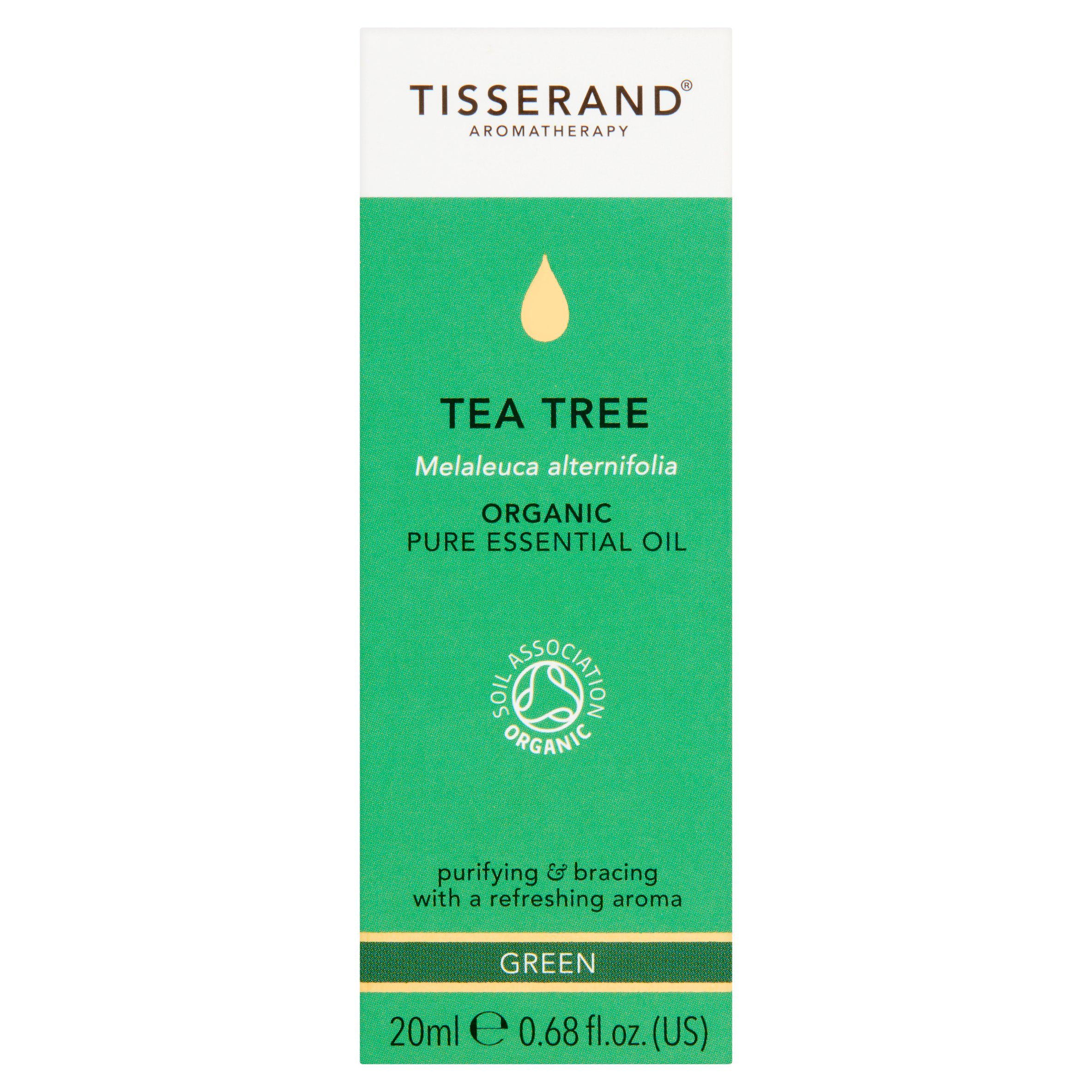 Tisserand Aromatherapy Green Tea Tree Organic Pure Essential Oil 20ml GOODS Sainsburys   