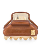 Alexandre de Paris mini gold-plated claw hair clip 1.8cm, UK version