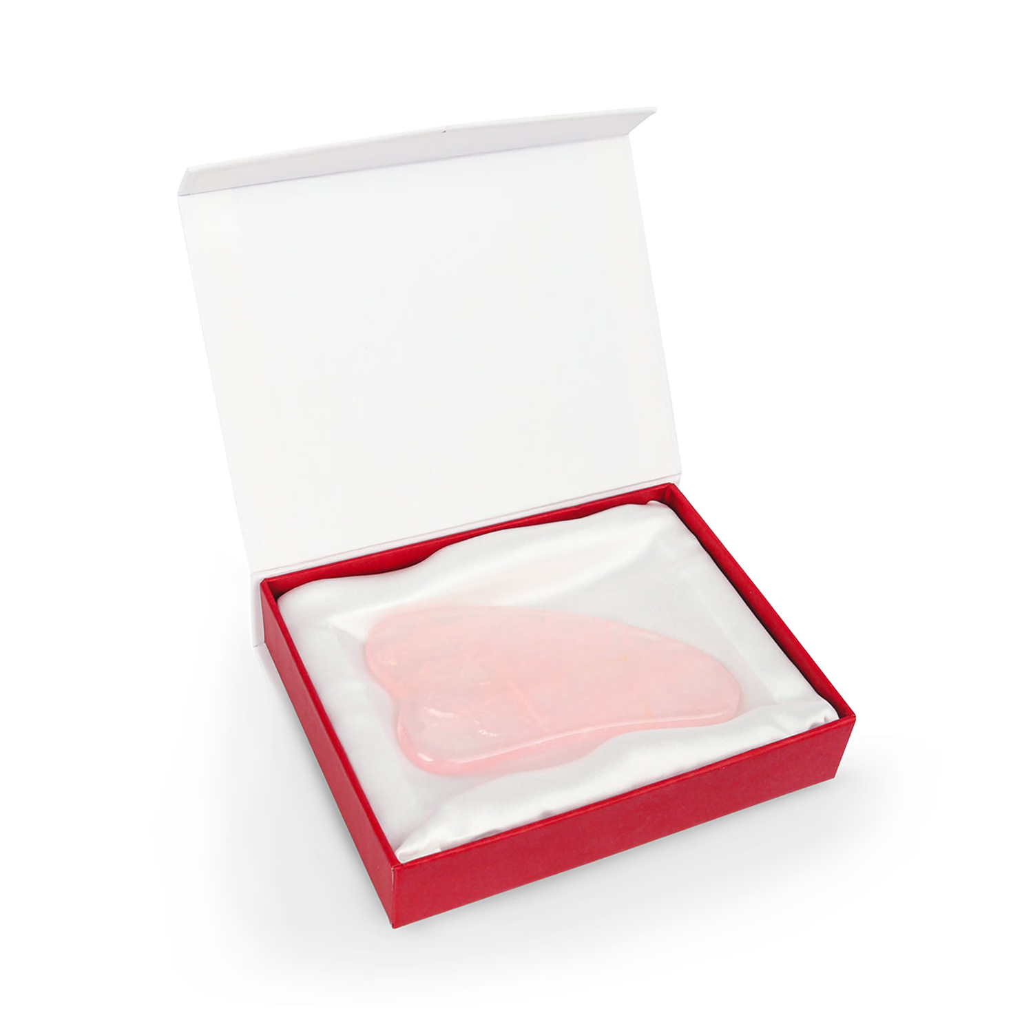 Genuine Crystal rose quartz gua sha facial tool, UK version