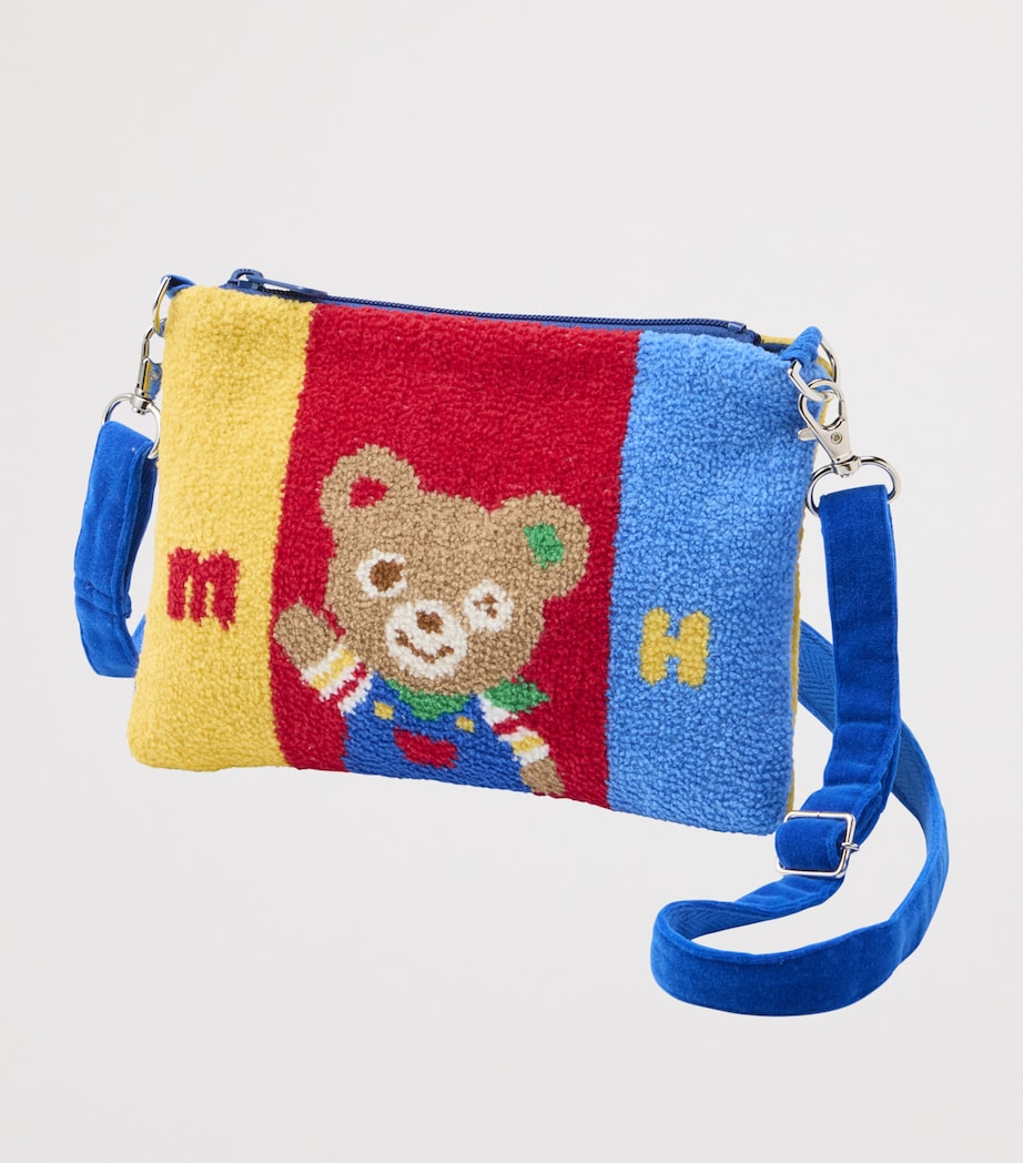 Miki House cotton chenille shoulder bag, imported from the UK