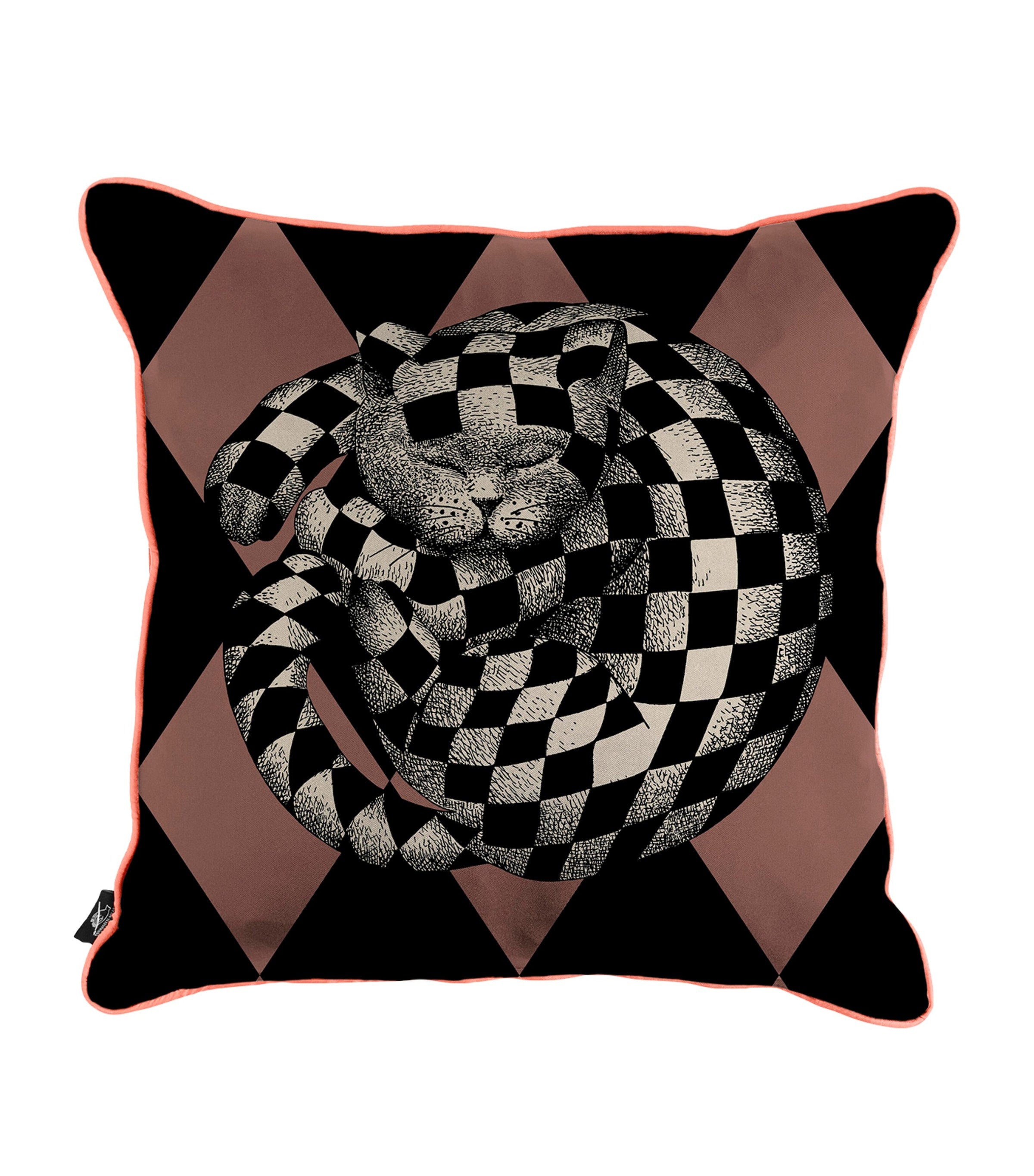 Fornasetti High Fidelity cushion 45cm x 45cm - British product