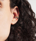 L'Atelier Nawbar Boa Double Ear Cuff with diamond, imported from the UK