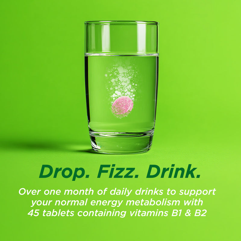 Berocca Mixed Berries effervescent tablets 15, imported from the UK