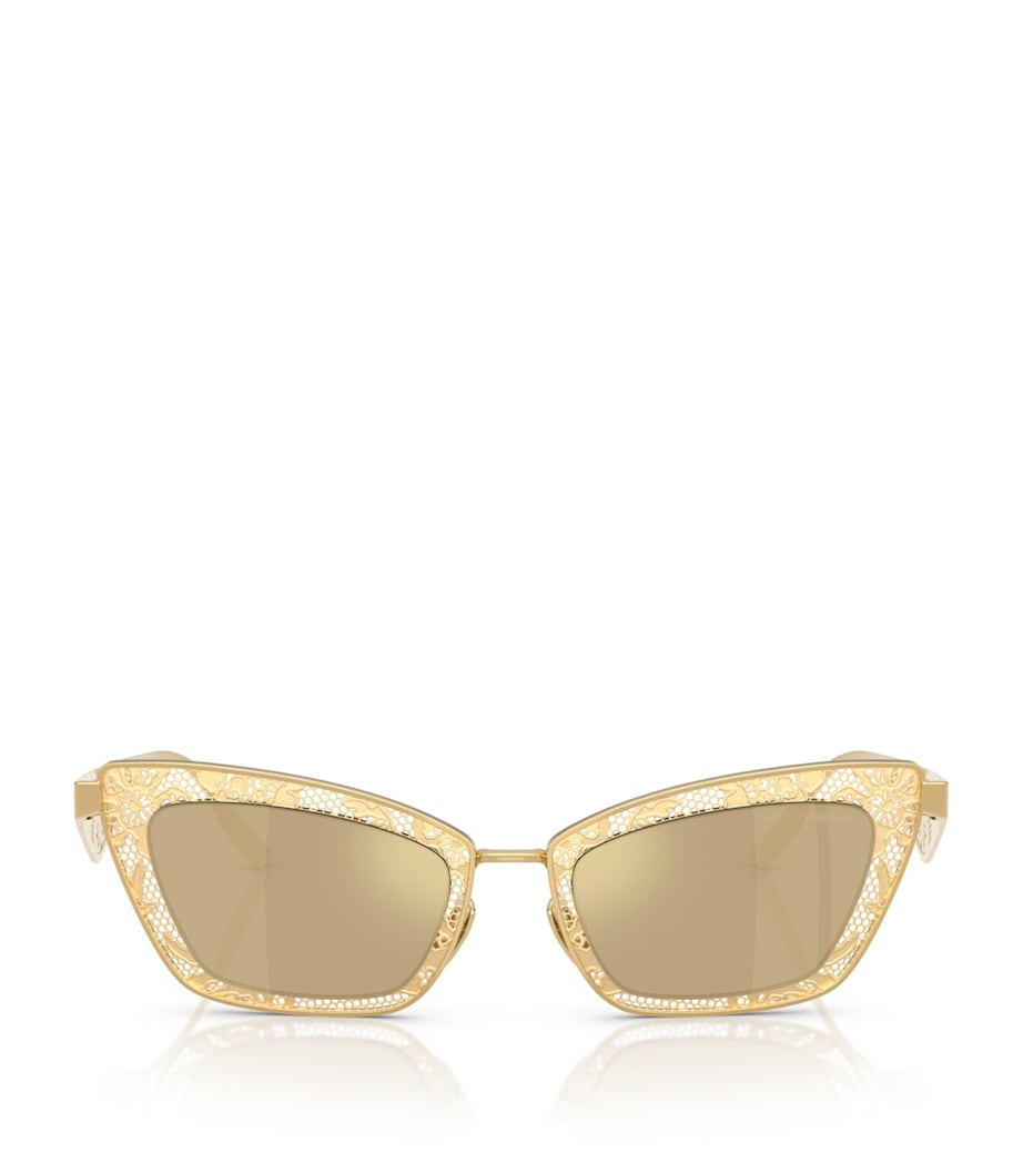 Dolce&Gabbana steel square sunglasses (British brand)