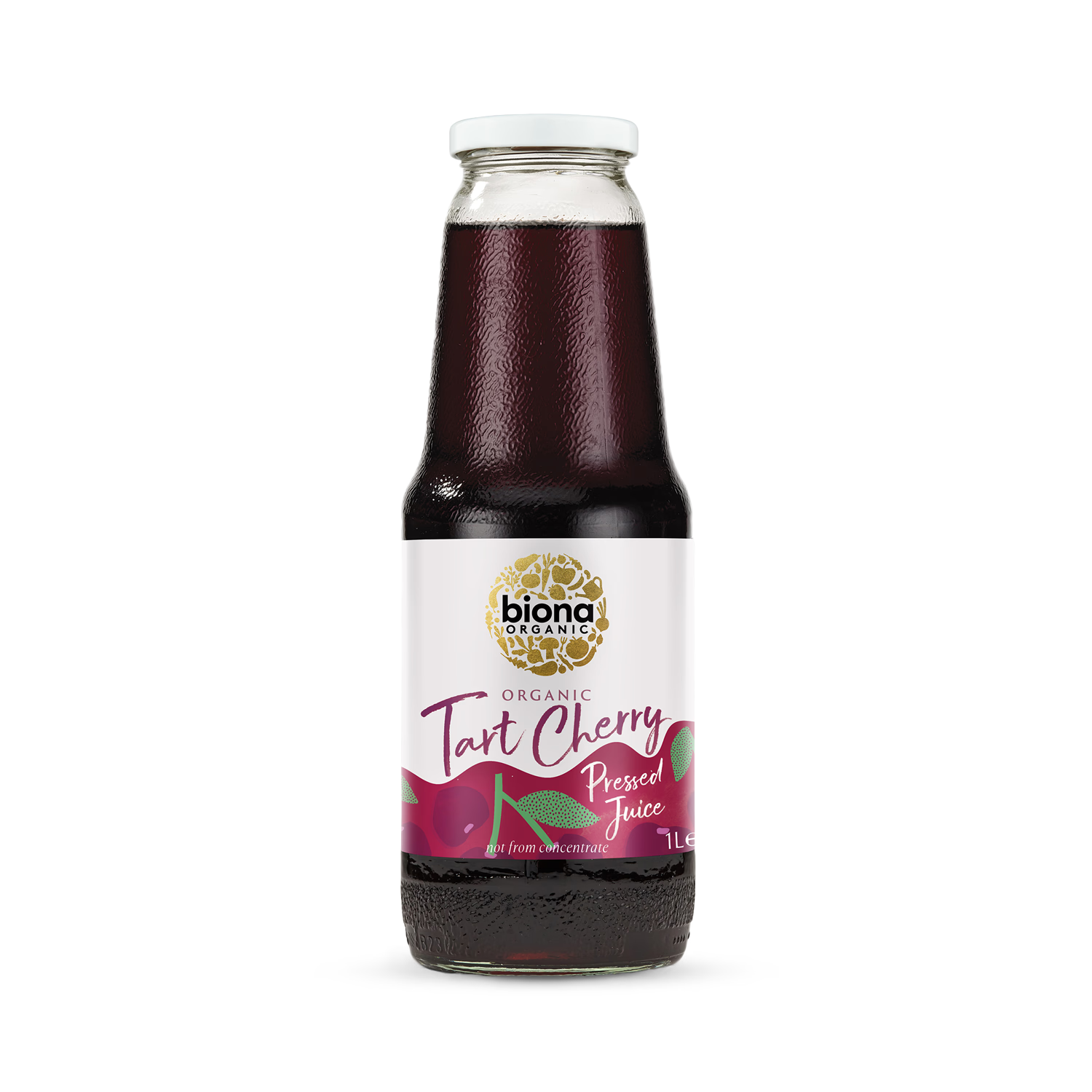 Biona Organic Tart Cherry Pressed Juice 1L - British product