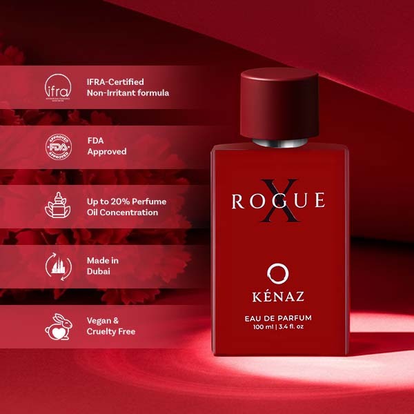 Bellavita Luxury Kenaz Rogue X eau de parfum 100ml, imported from the UK