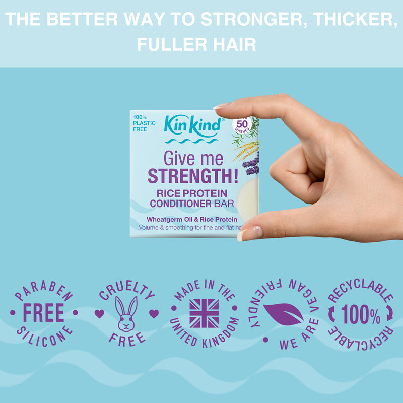 KinKind Rice Protein Conditioner Bar 40g, UK version