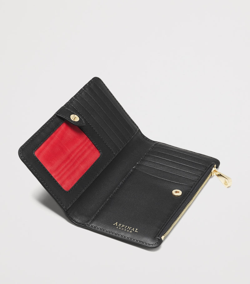Aspinal of London croc-embossed large purse (British brand)