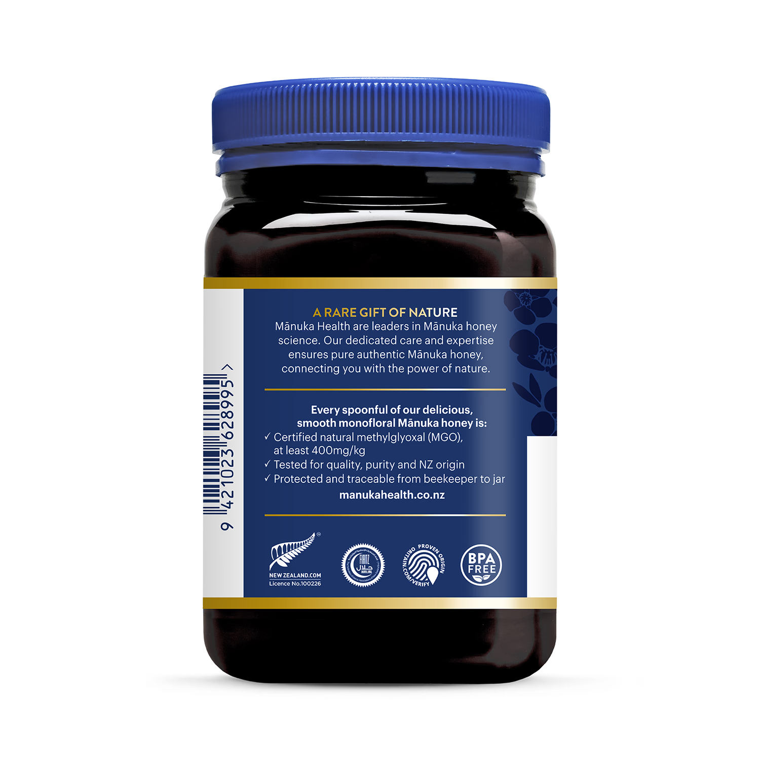 Manuka Health Manuka Honey MGO 400+ 500g (British brand)