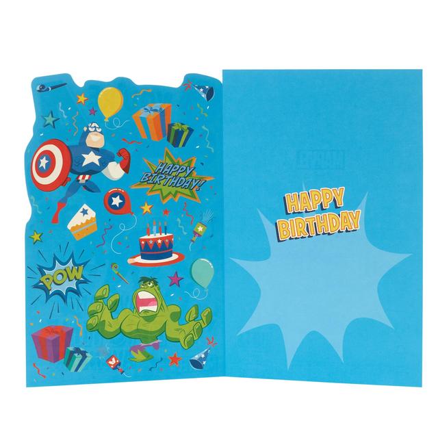 Avengers 4th Birthday Card Miscellaneous M&S   