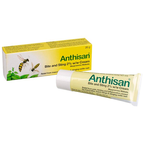 Anthisan Cream Relief from Insect Bites and Stings 20g