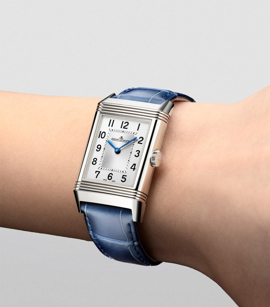 Jaeger-LeCoultre Reverso Classic Duetto stainless steel watch 24.4mm, UK version