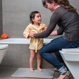 JML Hydro Wonder grey shower mat non-staining and drain-safe (British brand)