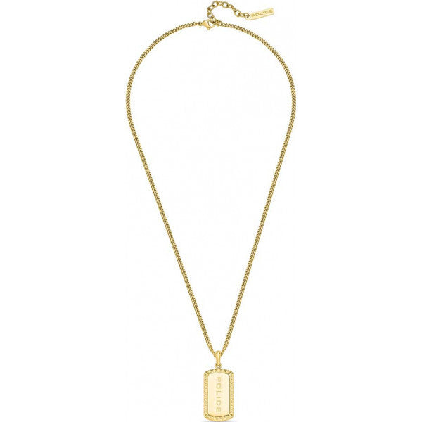 Police gold taper necklace, imported from the UK