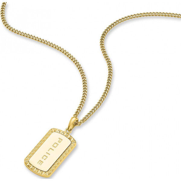 Police gold taper necklace, imported from the UK
