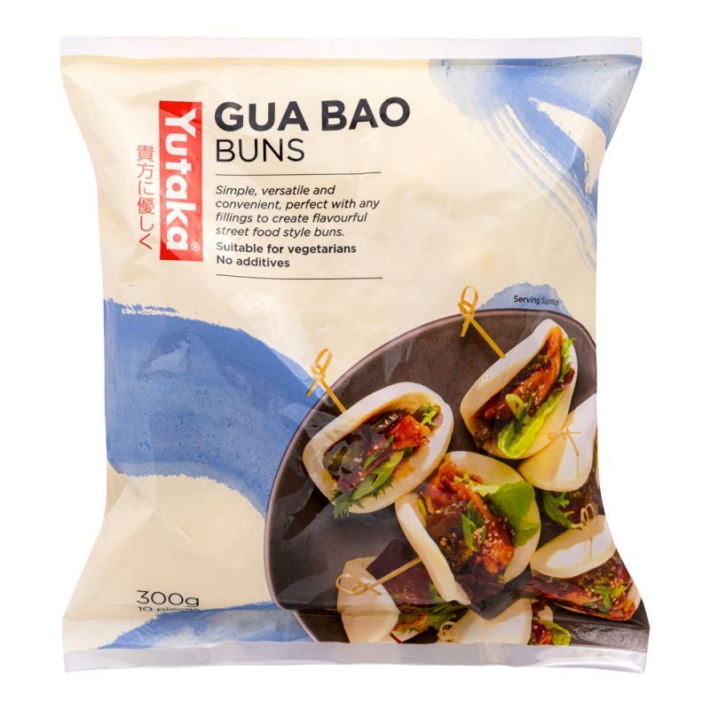 Yutaka gua bao buns soft steamed buns (British brand)