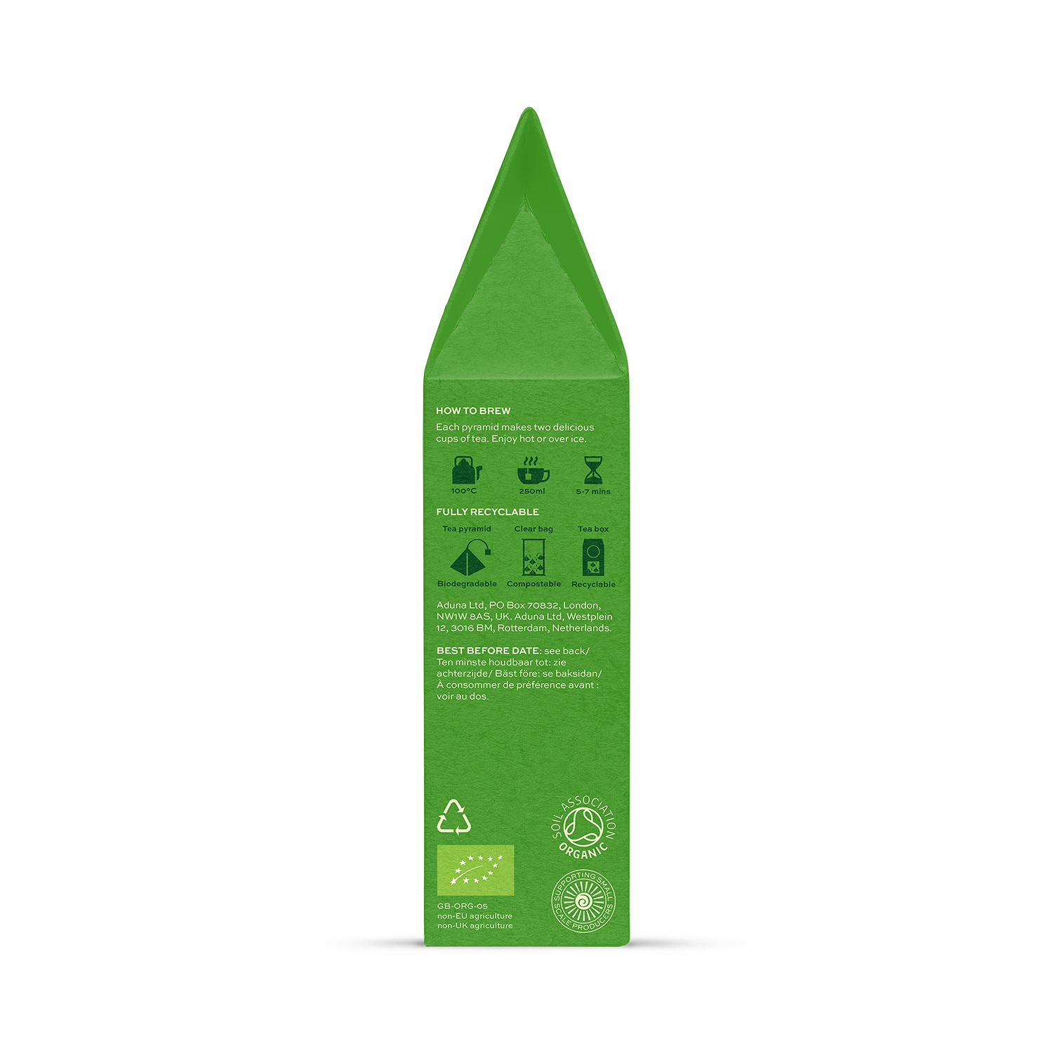 Aduna Thrive superfood green tea 15 tea bags - British product