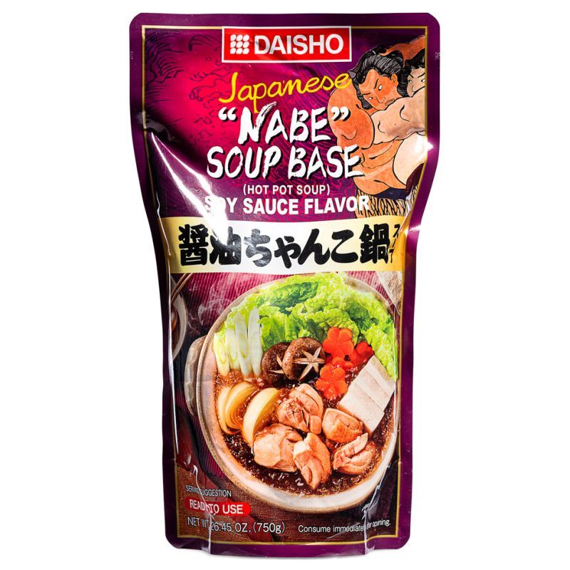 Daisho Japanese nabe soup base soy sauce flavour, imported from the UK