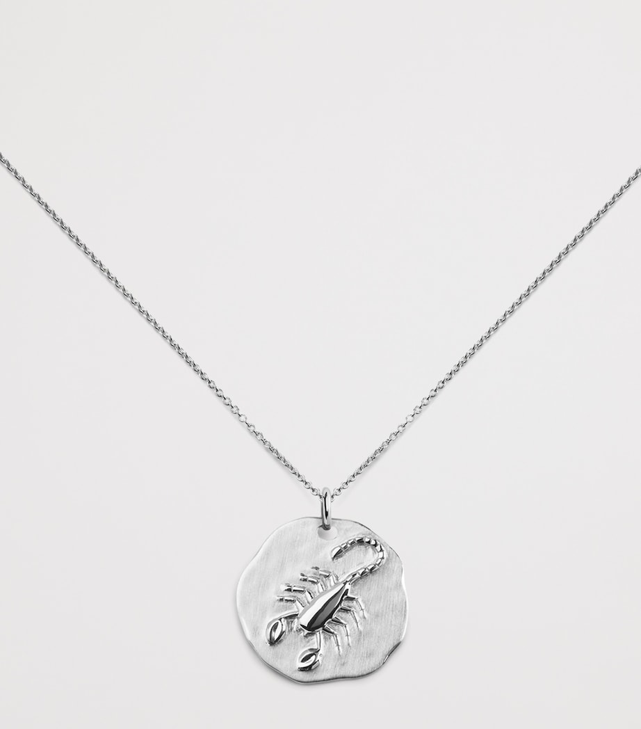 Monica Vinader sterling silver Scorpio necklace - British product