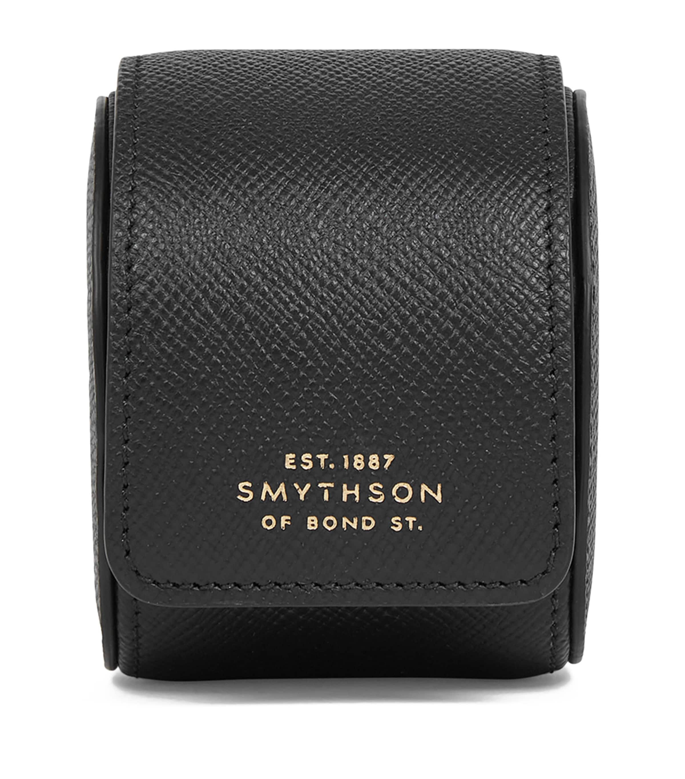 Smythson Leather Panama Single Watch Roll (British brand)