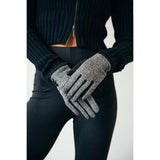 SVNX herringbone gloves black and white one size - British product