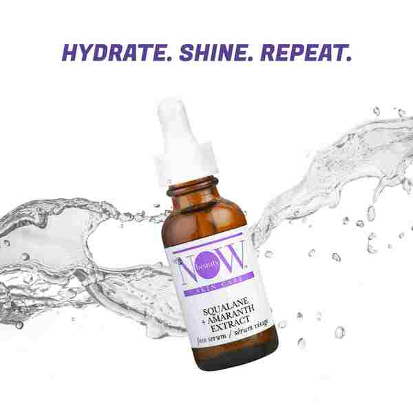 NOW Beauty Squalane Serum Amaranth Extract 30ml, imported from the UK