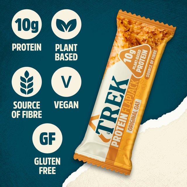 TREK Original Oat Protein Flapjacks Multipack   3 x 50g