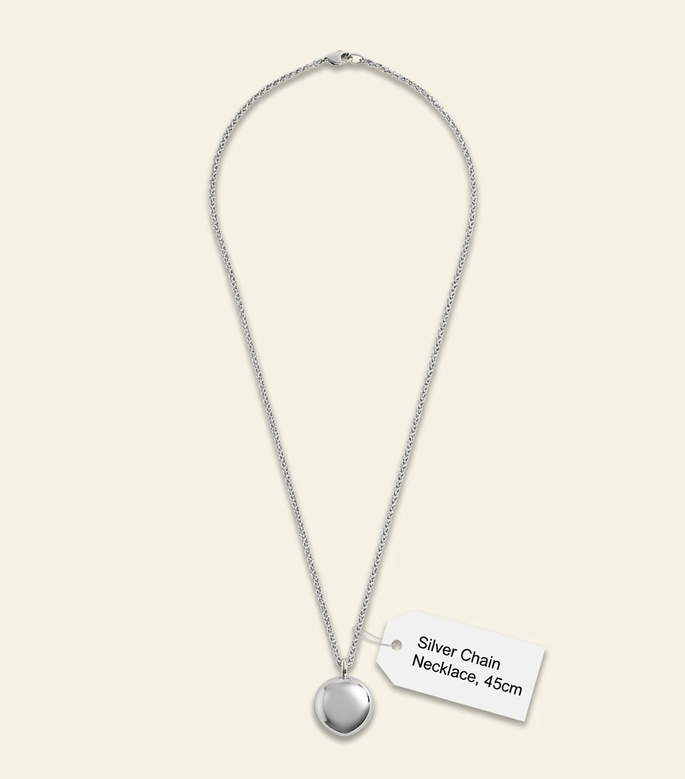 Vivienne Westwood Mini Bas Relief Orb Necklace, imported from the UK
