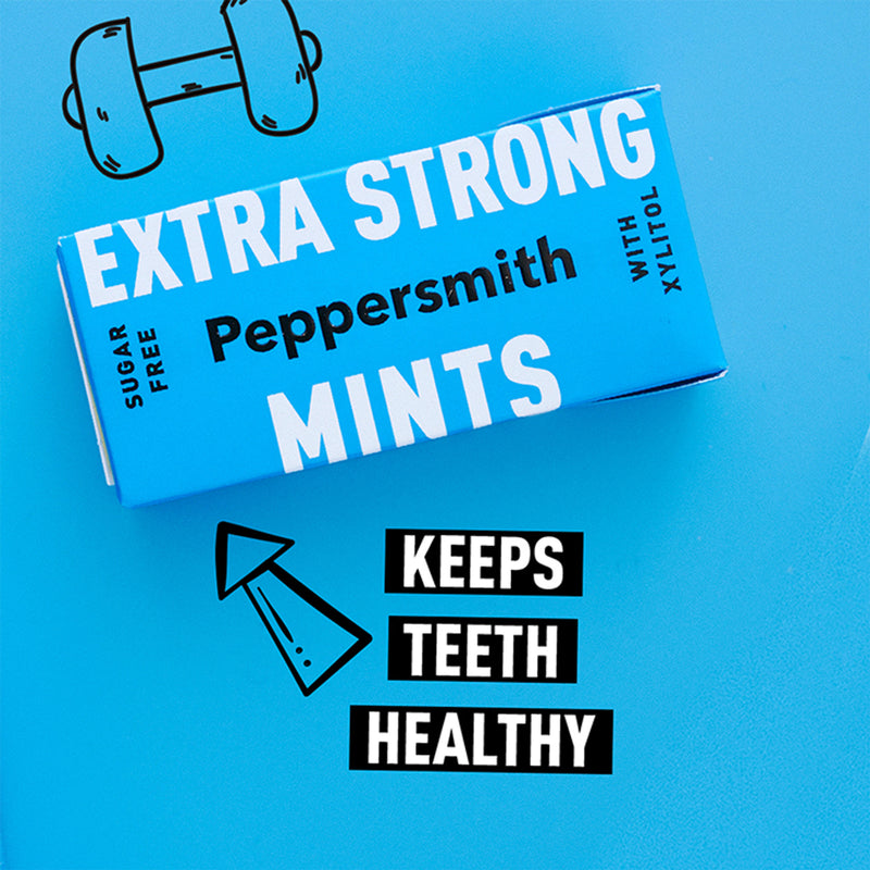 Peppersmith extra strong mints 15g (British brand)