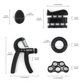 Phoenix Fitness 5-piece hand grip set - British product