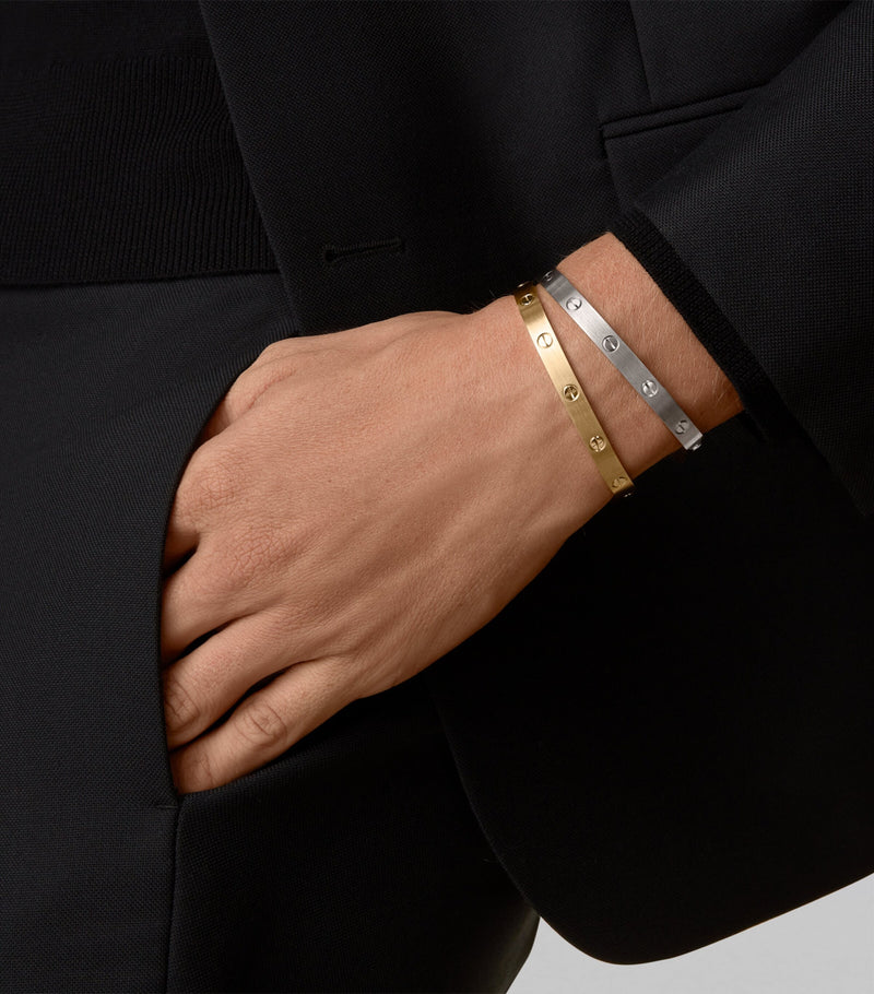 Cartier LOVE bracelet 18kt yellow gold brushed finish, UK version