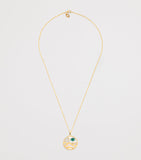L'Atelier Nawbar Sacred Valley yellow gold and diamond pendant necklace, UK version