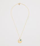 L'Atelier Nawbar Sacred Valley yellow gold and diamond pendant necklace, UK version
