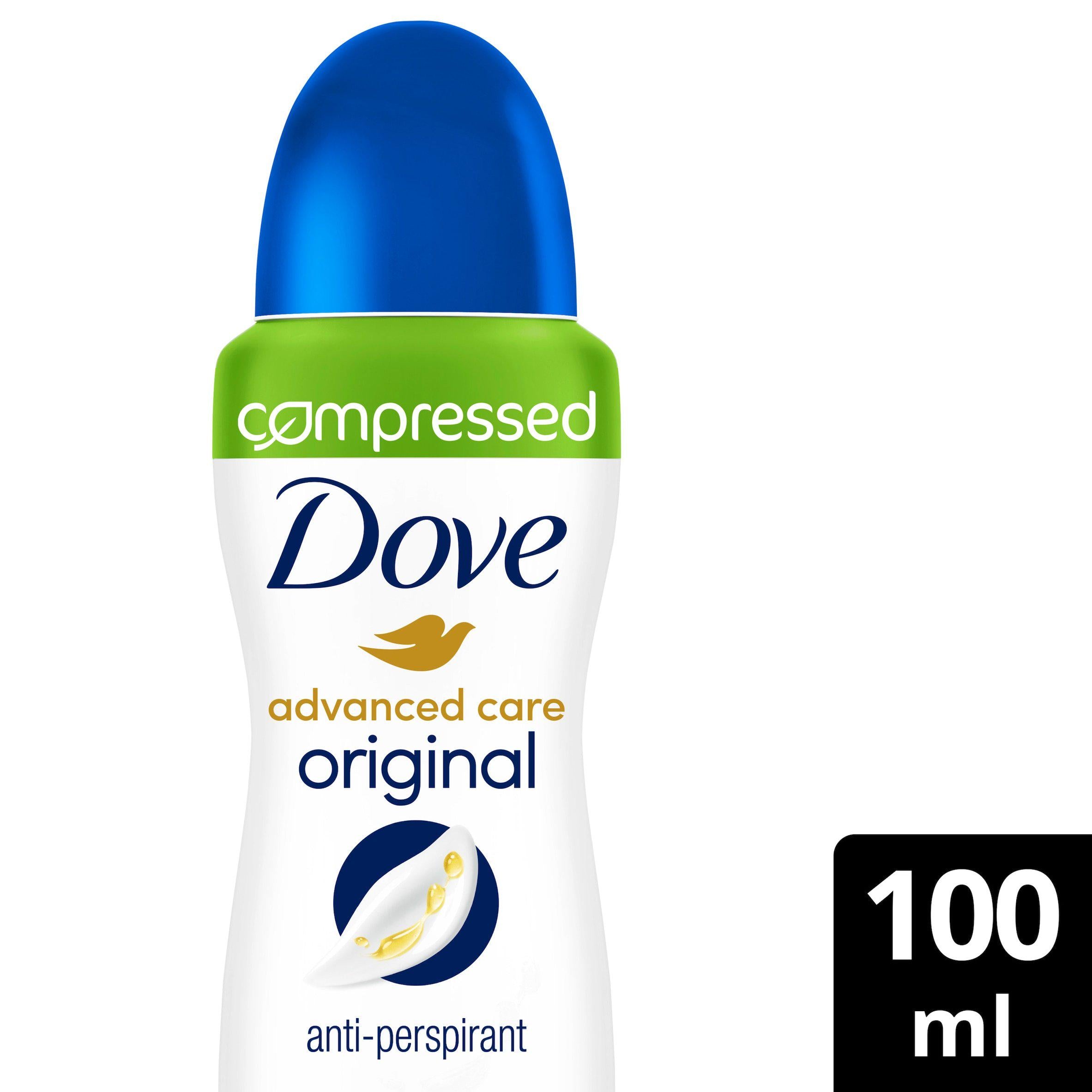 Dove Advanced Care Antiperspirant Original Deodorant Spray 100ml GOODS Sainsburys   